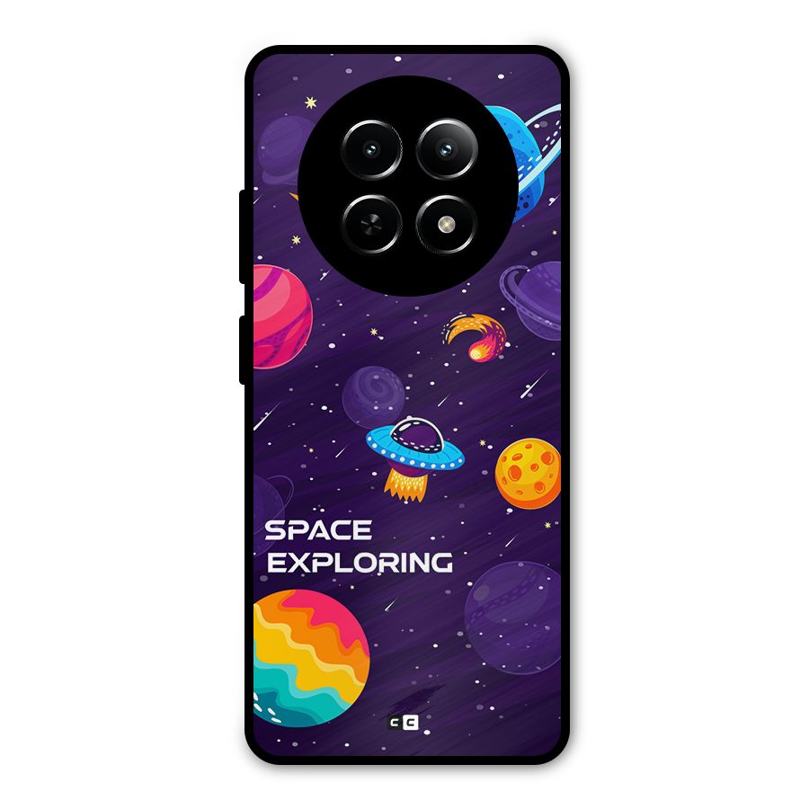 Space Exploring Metal Back Case for Realme 13