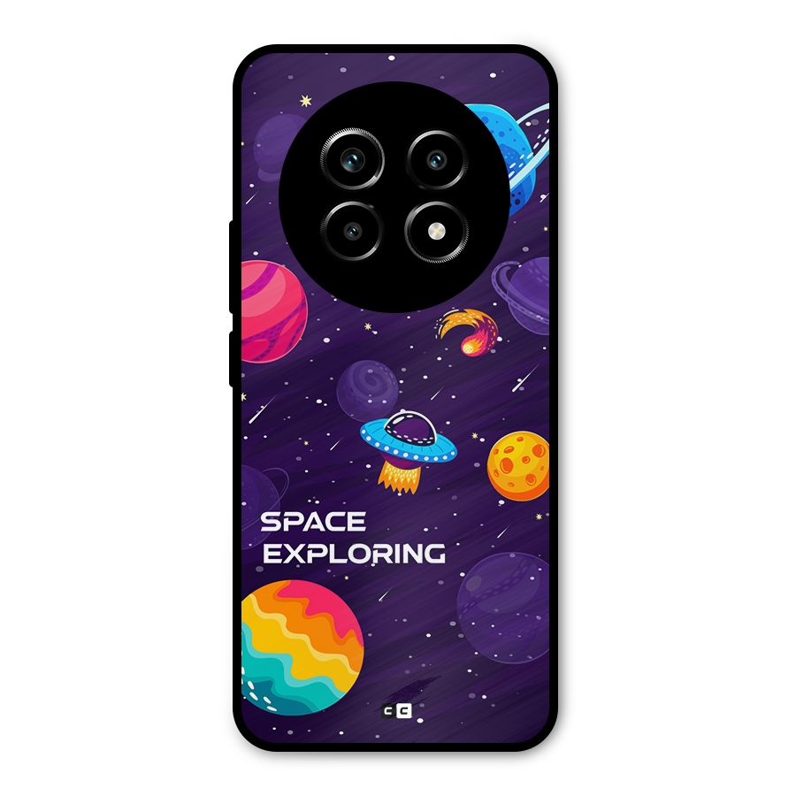 Space Exploring Metal Back Case for Realme 13 Pro