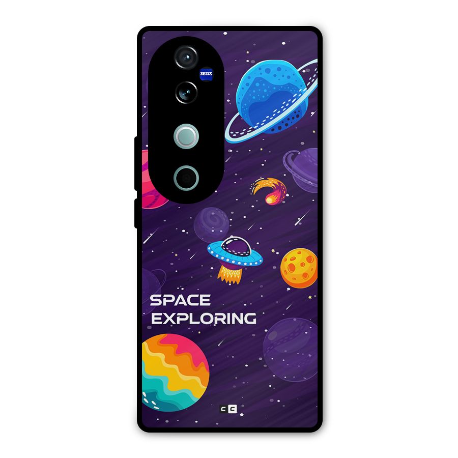 Space Exploring Metal Back Case for Vivo V40