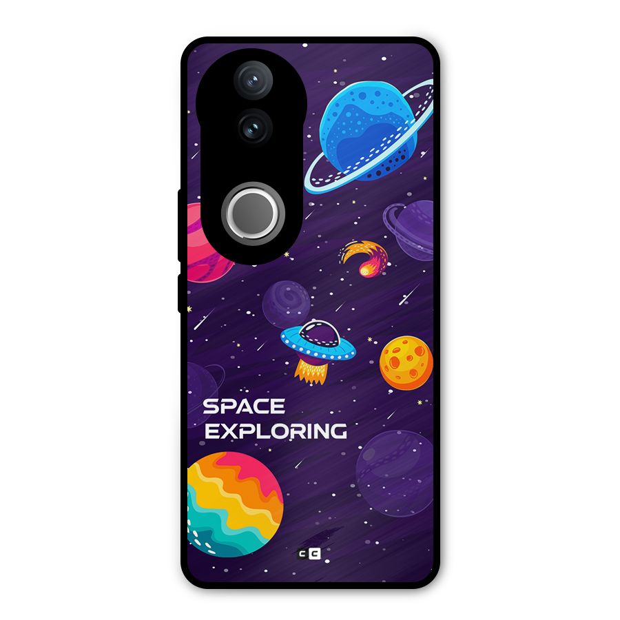 Space Exploring Metal Back Case for Vivo V50