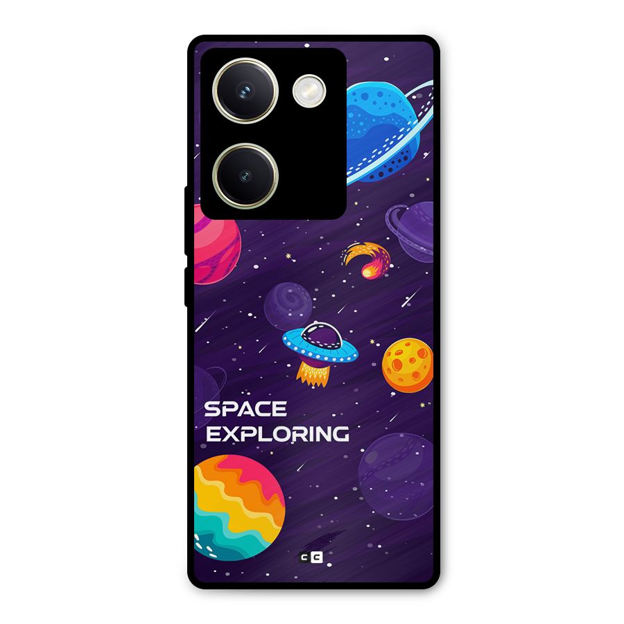 Space Exploring Metal Back Case for Vivo Y200 Pro