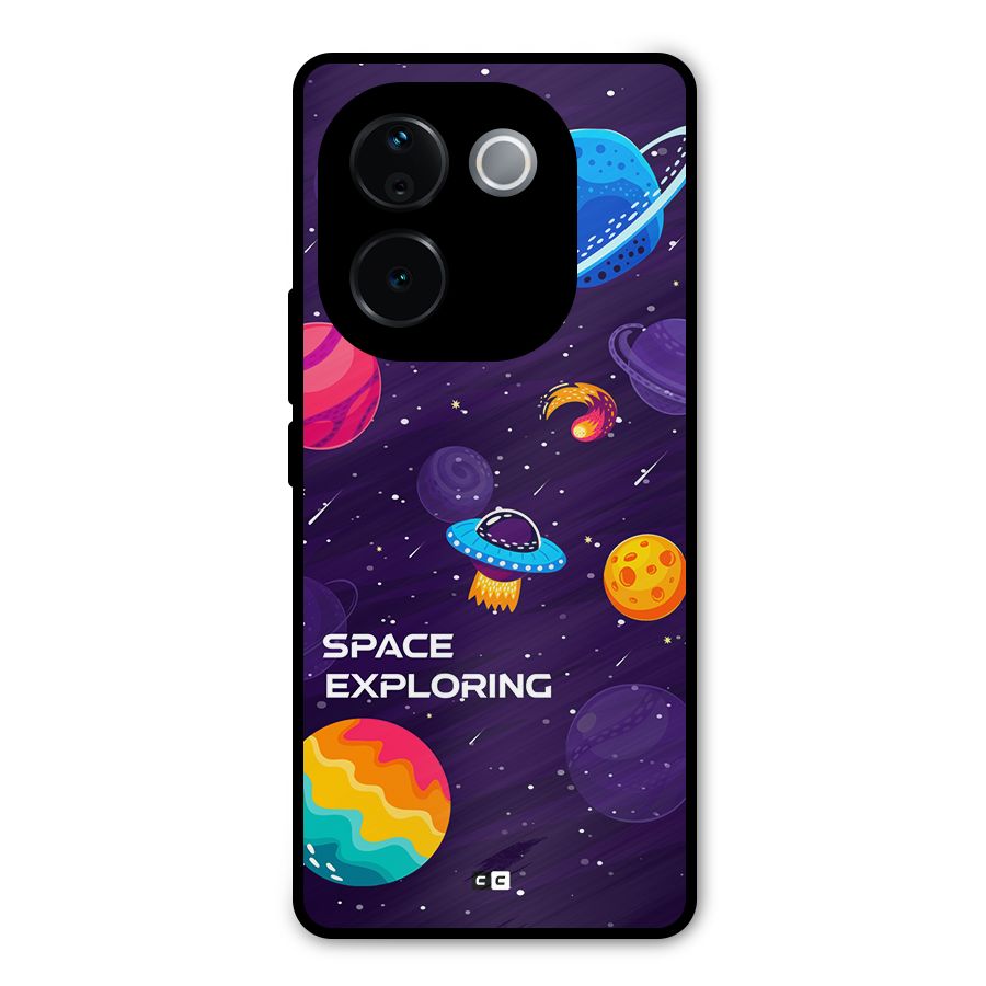 Space Exploring Metal Back Case for iQOO Z9s Pro