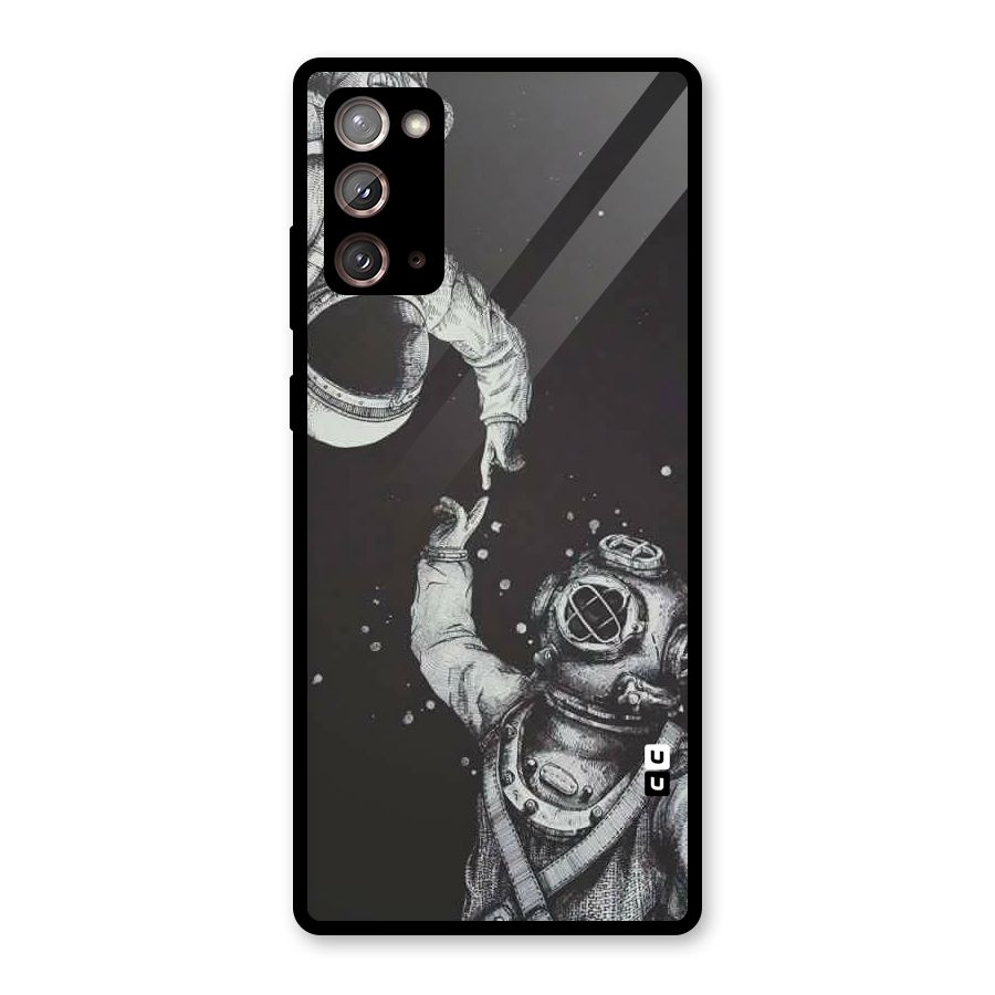 Space Meeting Glass Back Case for Galaxy Note 20