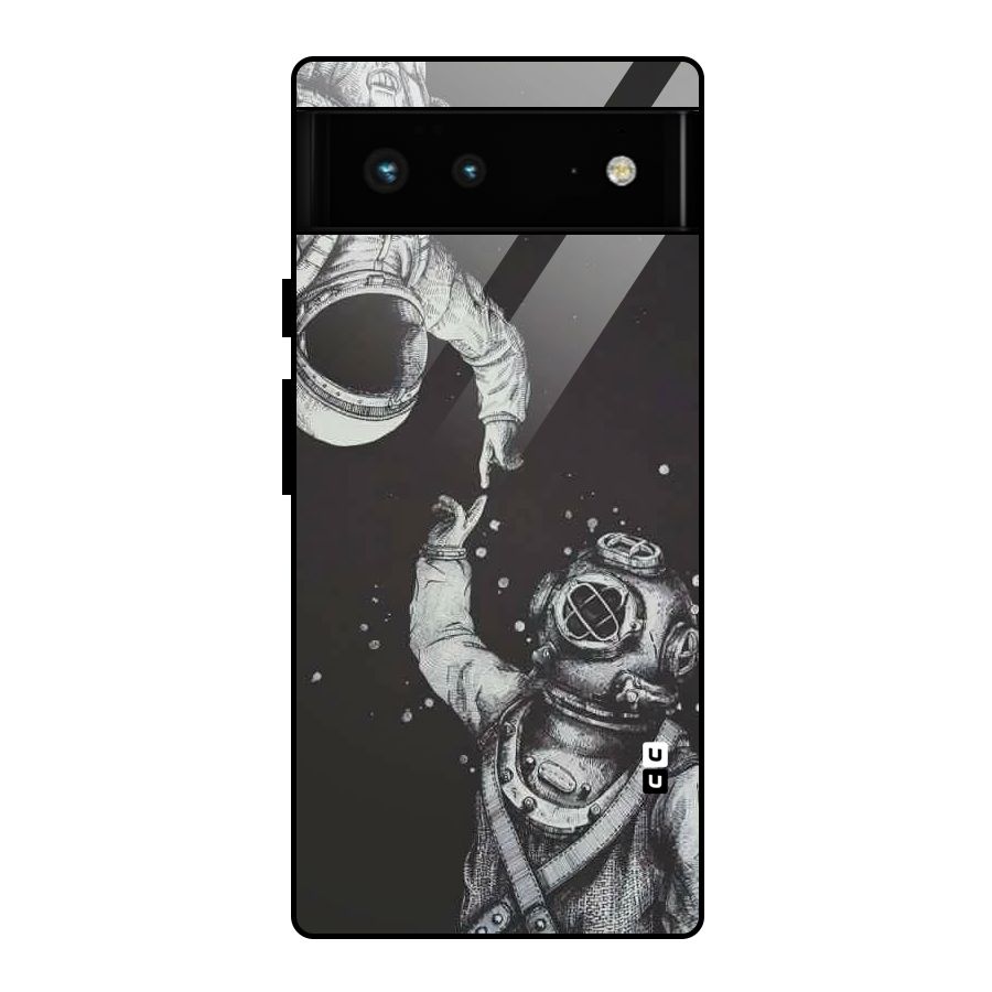 Space Meeting Glass Back Case for Google Pixel 6