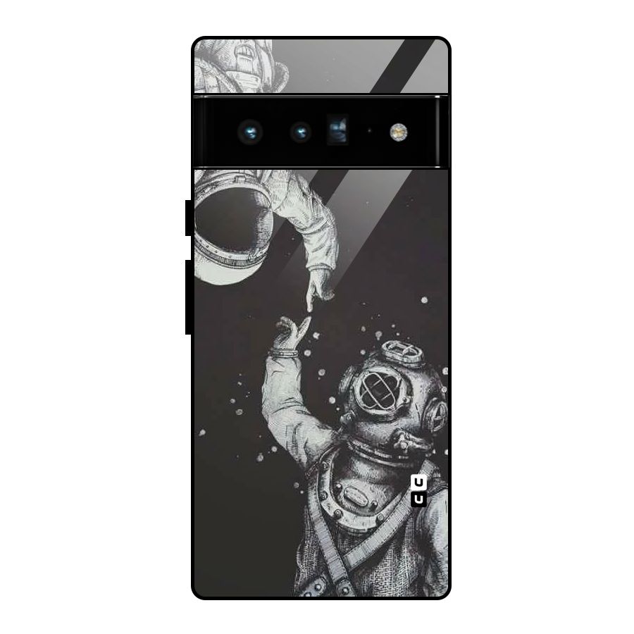 Space Meeting Glass Back Case for Google Pixel 6 Pro