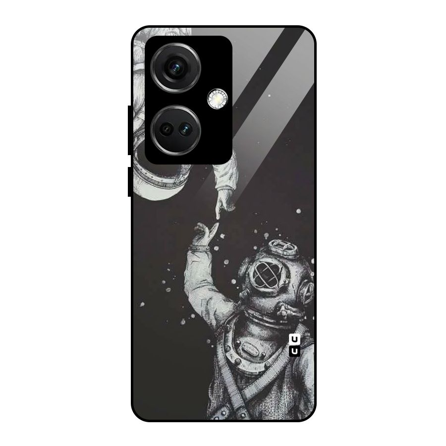 Space Meeting Glass Back Case for OnePlus Nord CE 3 5G