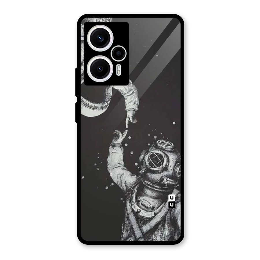 Space Meeting Glass Back Case for Poco F5