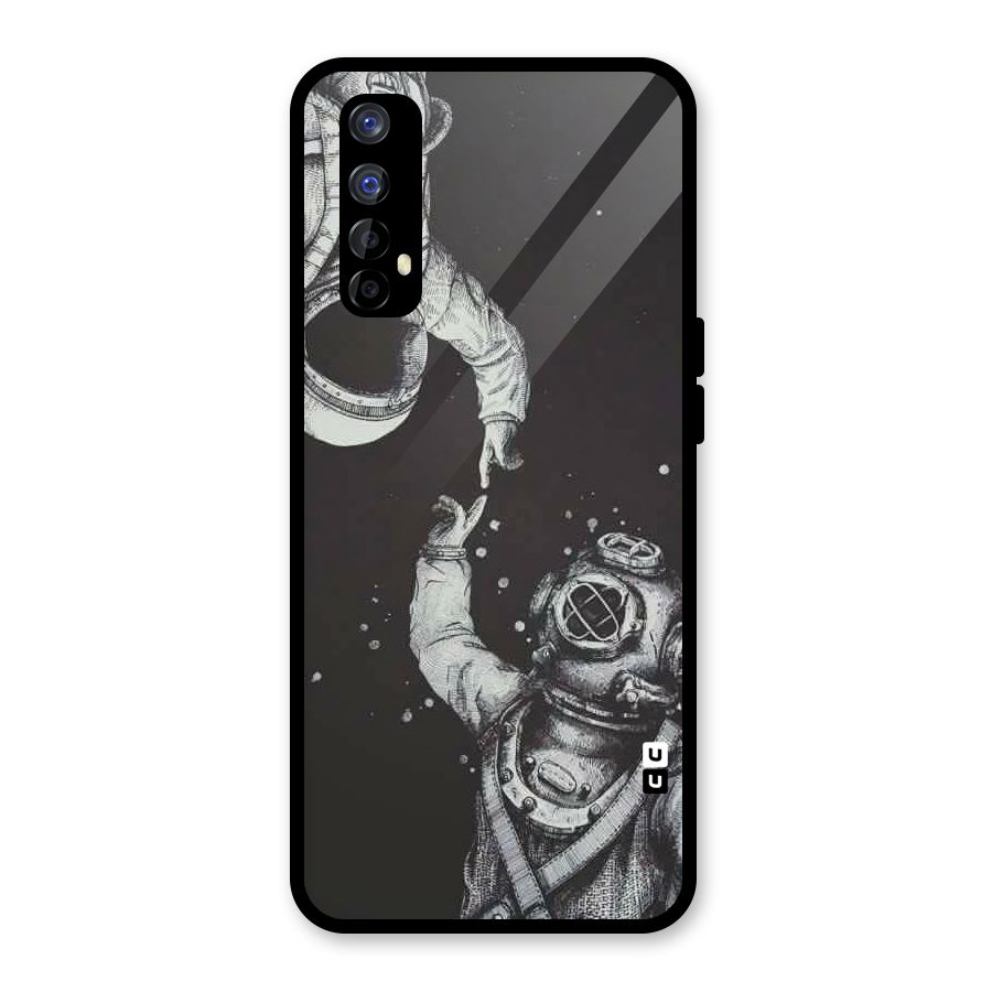 Space Meeting Glass Back Case for Realme Narzo 20 Pro