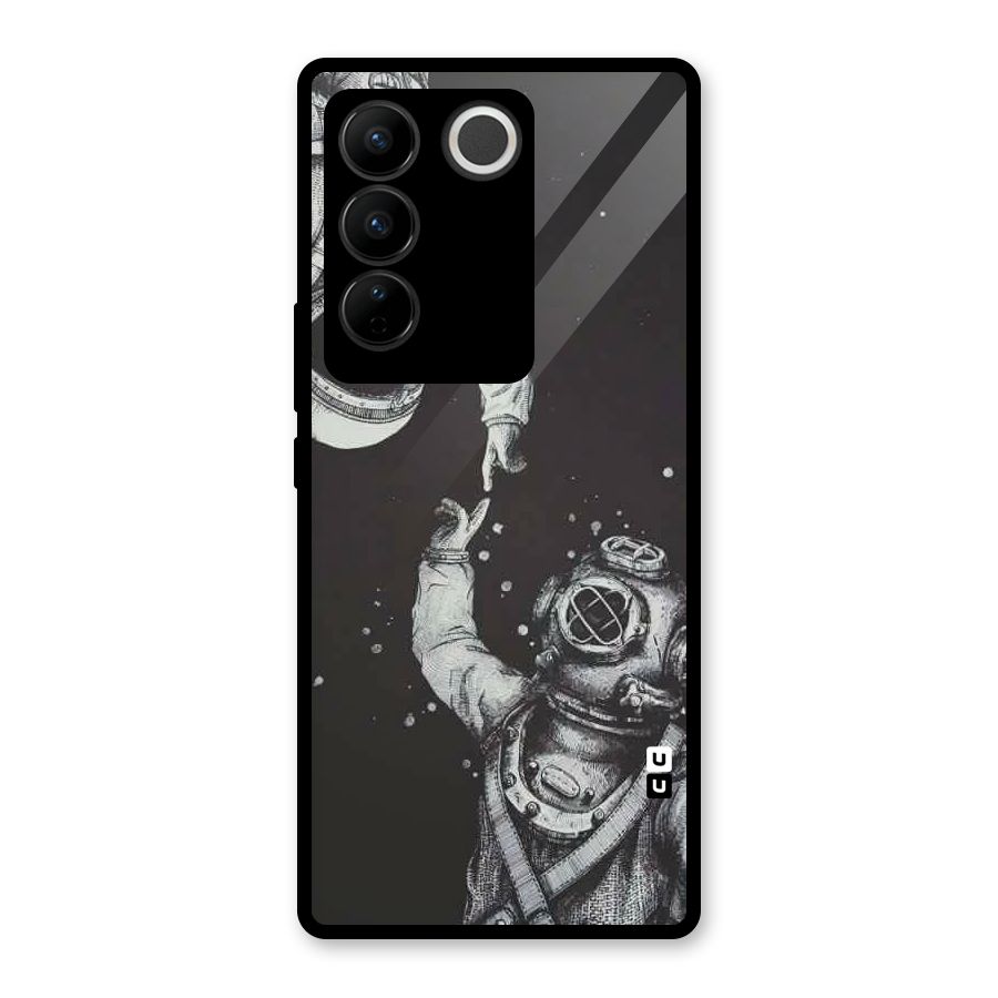 Space Meeting Glass Back Case for Vivo V27