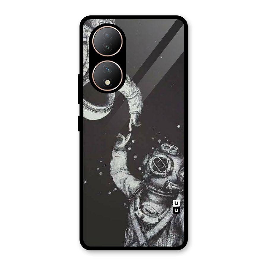 Space Meeting Glass Back Case for Vivo Y100