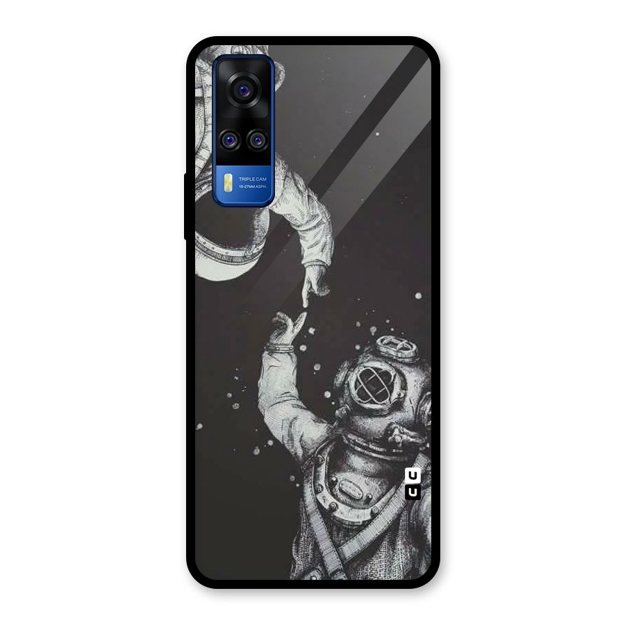Space Meeting Glass Back Case for Vivo Y31