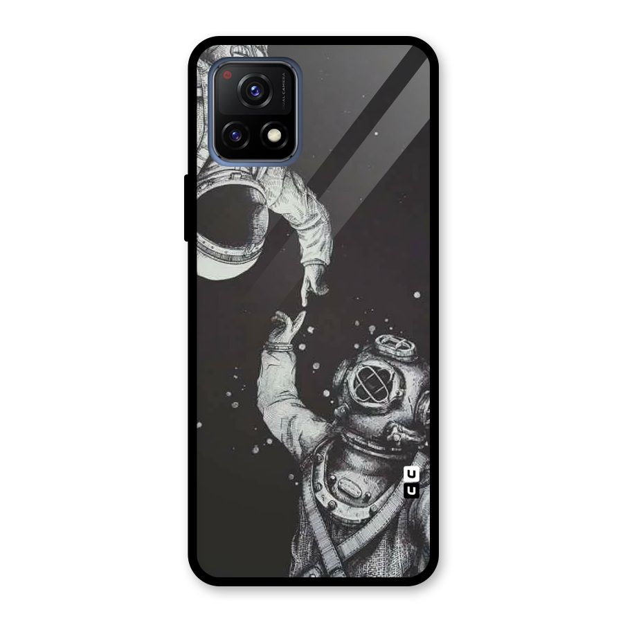 Space Meeting Glass Back Case for Vivo Y72 5G
