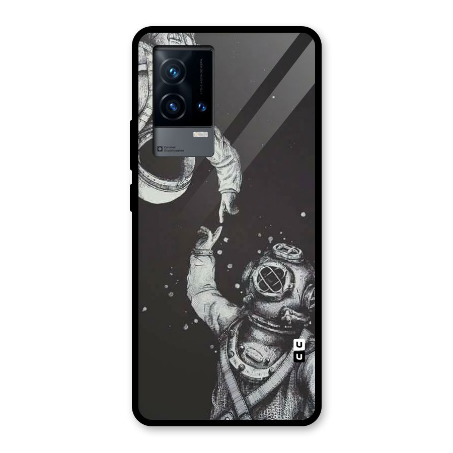 Space Meeting Glass Back Case for iQOO 9 5G