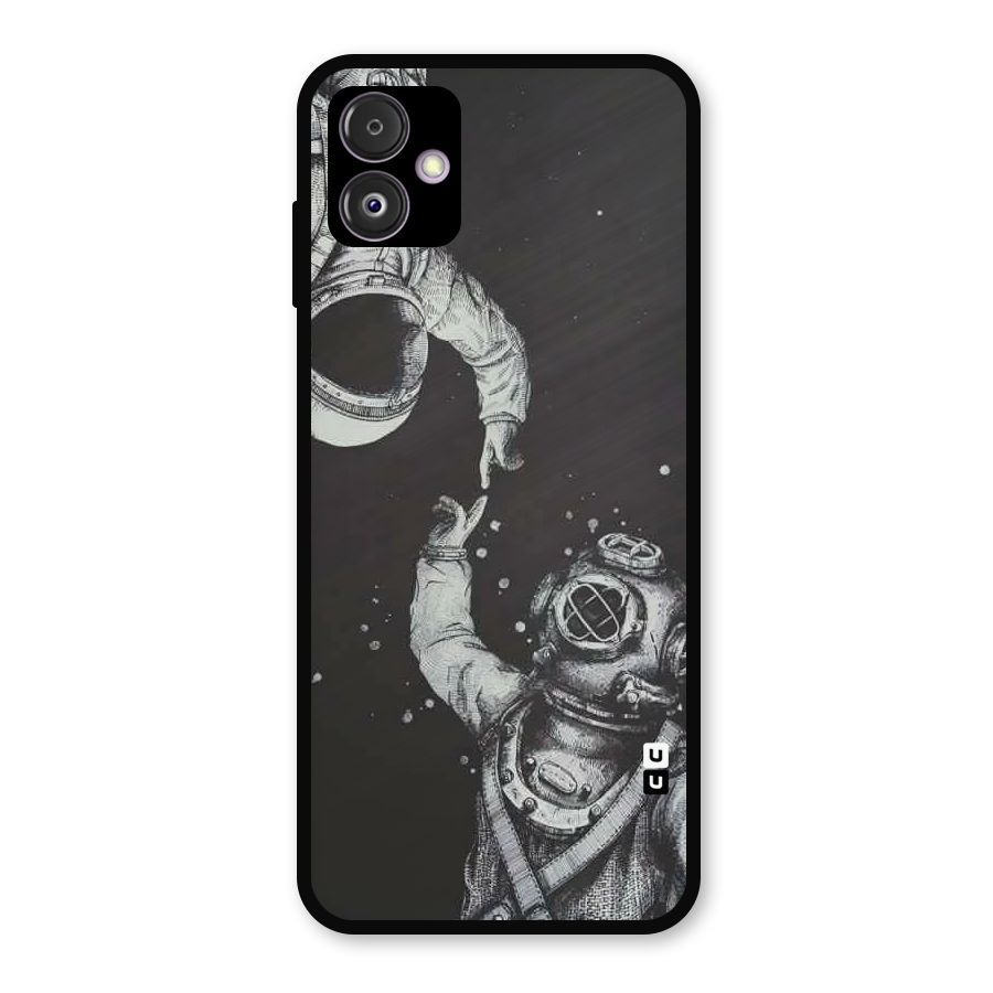Space Meeting Metal Back Case for Galaxy F14