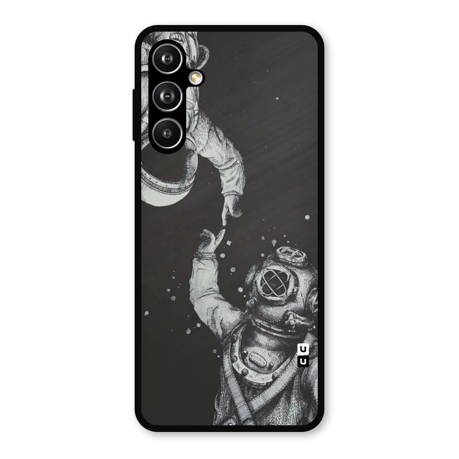 Space Meeting Metal Back Case for Galaxy F54