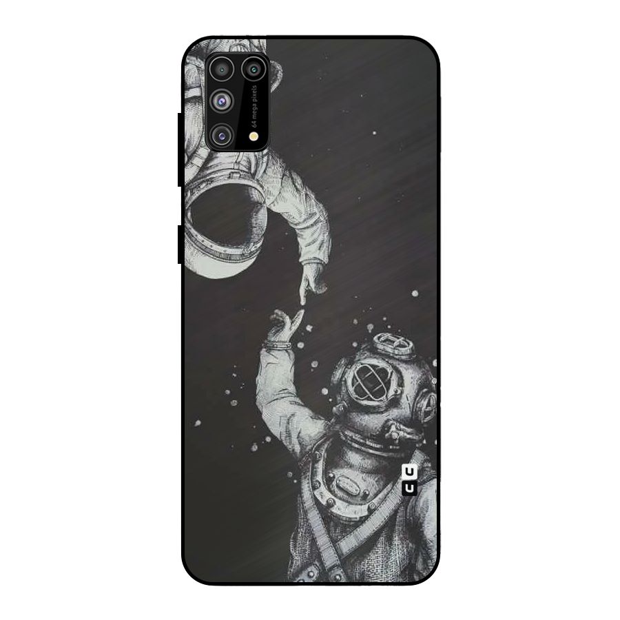 Space Meeting Metal Back Case for Galaxy M31