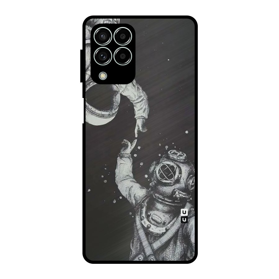 Space Meeting Metal Back Case for Galaxy M33