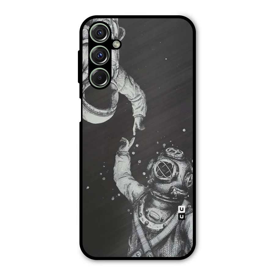 Space Meeting Metal Back Case for Galaxy M34
