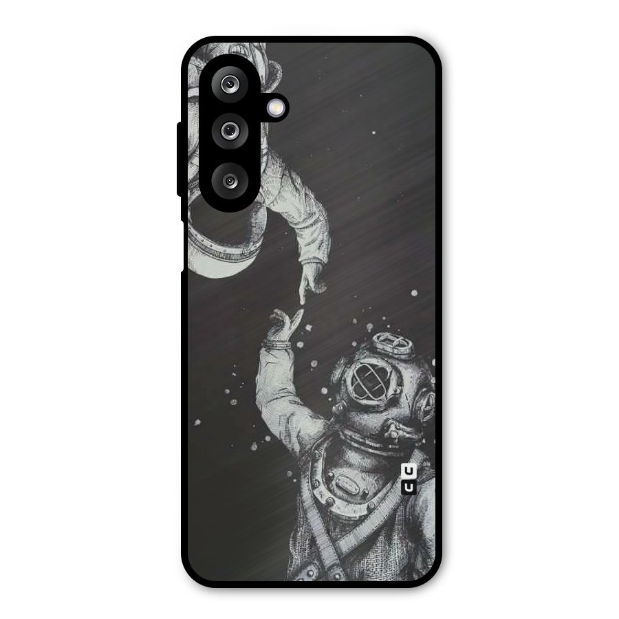 Space Meeting Metal Back Case for Galaxy M36