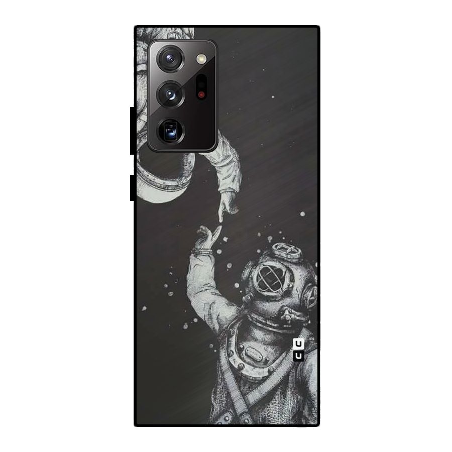Space Meeting Metal Back Case for Galaxy Note 20 Ultra
