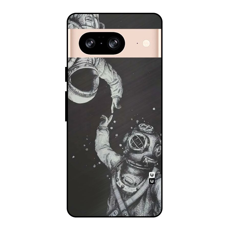 Space Meeting Metal Back Case for Google Pixel 8
