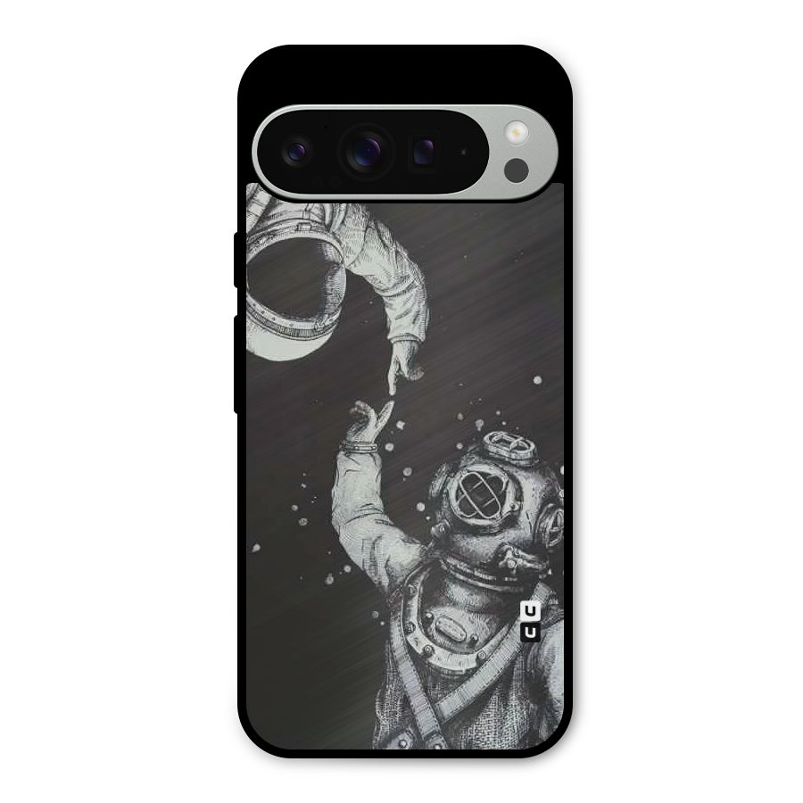 Space Meeting Metal Back Case for Google Pixel 9 Pro XL