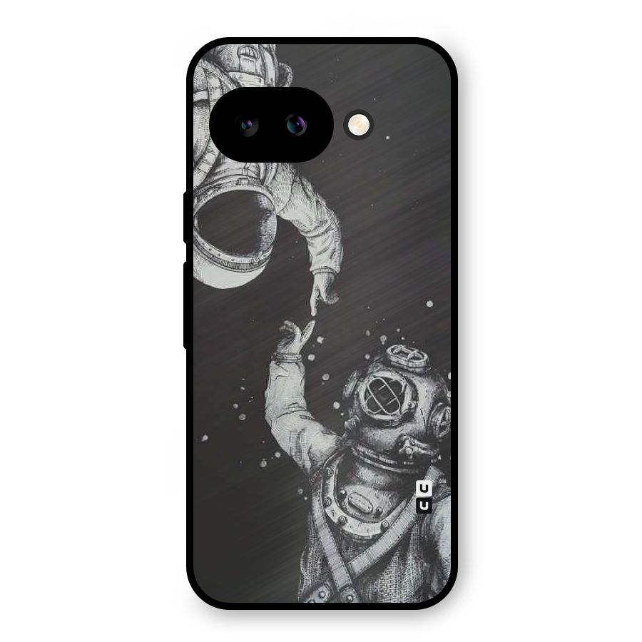 Space Meeting Metal Back Case for Google Pixel 9a