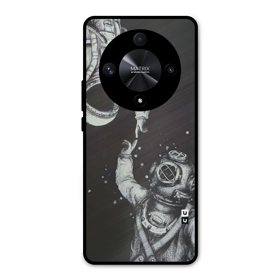 Space Meeting Metal Back Case for Honor X9b