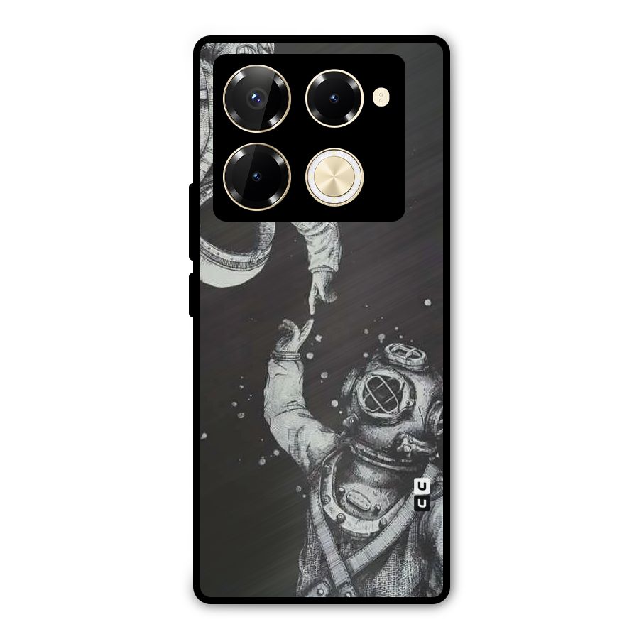 Space Meeting Metal Back Case for Infinix Note 40 Pro
