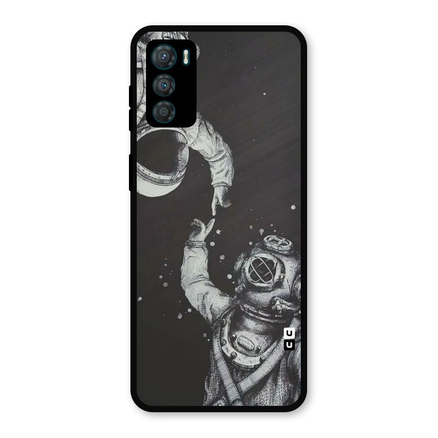 Space Meeting Metal Back Case for Moto G42