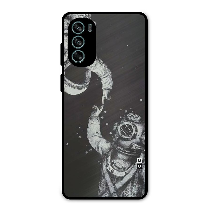 Space Meeting Metal Back Case for Moto G62