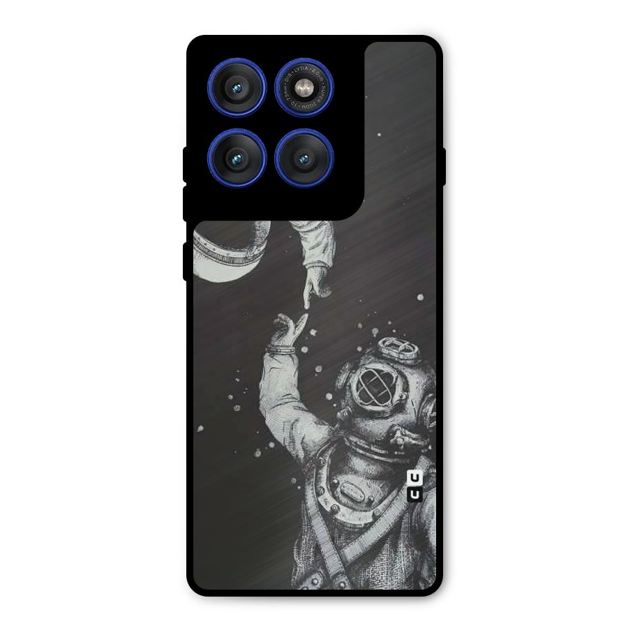 Space Meeting Metal Back Case for Motorola Edge 60 Pro