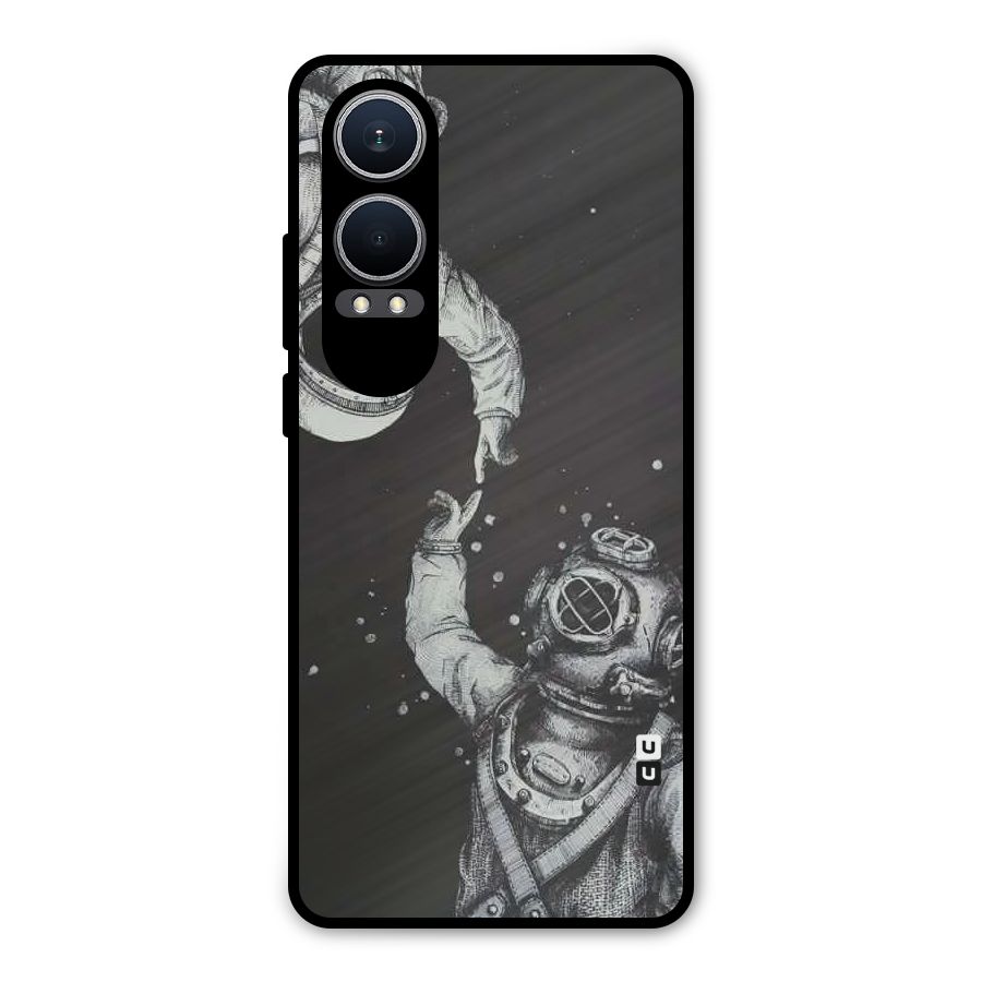 Space Meeting Metal Back Case for OnePlus Nord CE4 Lite