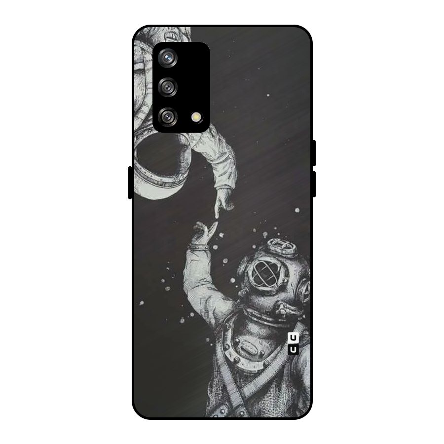 Space Meeting Metal Back Case for Oppo F19