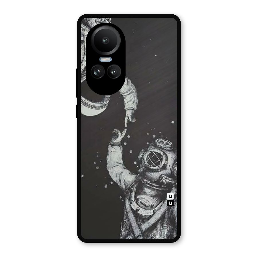 Space Meeting Metal Back Case for Oppo Reno10 Pro