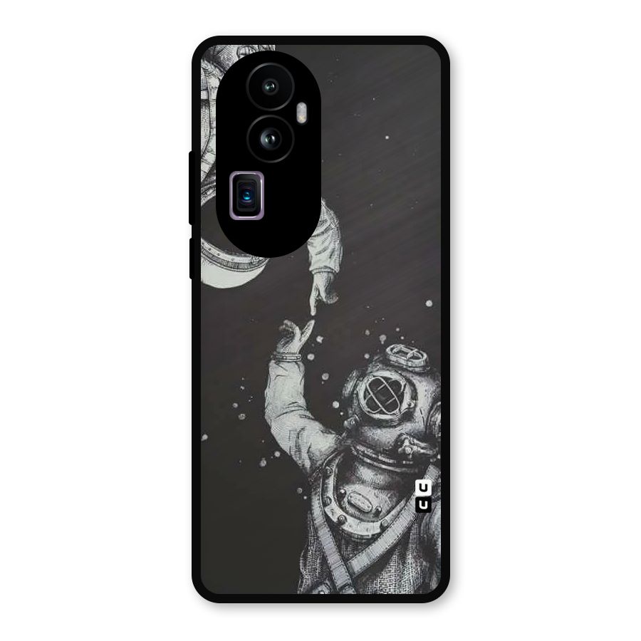 Space Meeting Metal Back Case for Oppo Reno10 Pro Plus