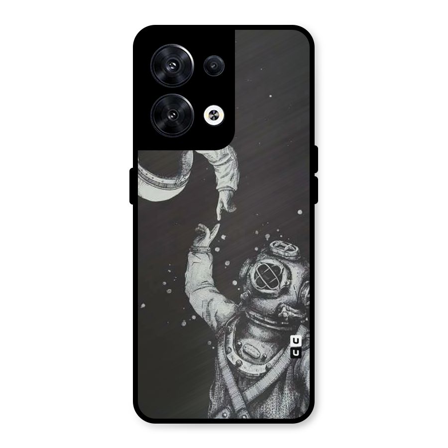 Space Meeting Metal Back Case for Oppo Reno8 5G