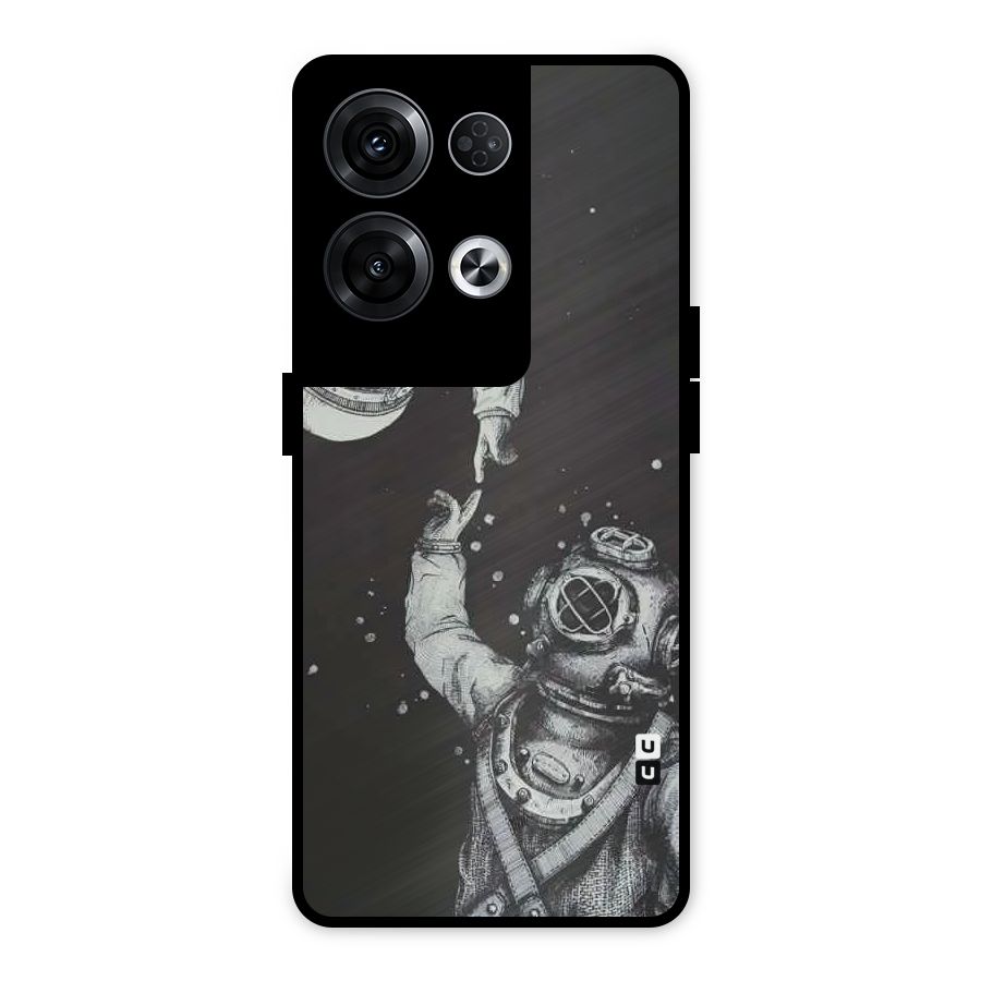 Space Meeting Metal Back Case for Oppo Reno8 Pro 5G