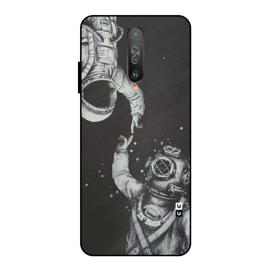 Space Meeting Metal Back Case for Poco X2