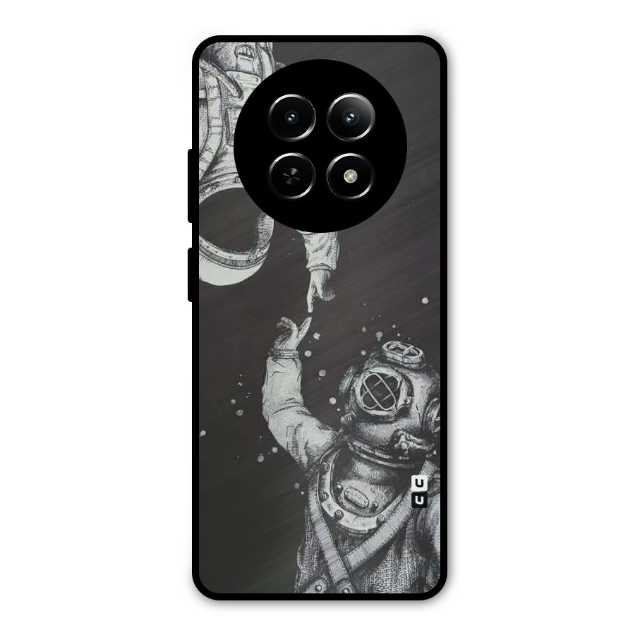 Space Meeting Metal Back Case for Realme 12 5G