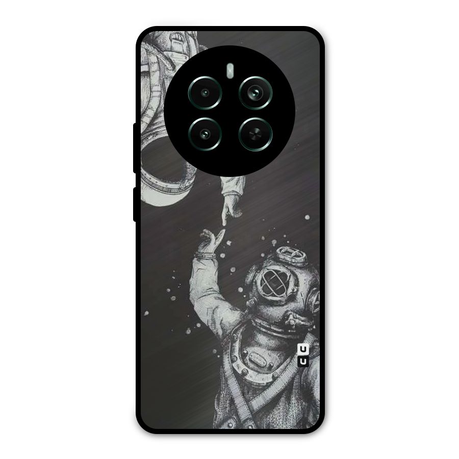 Space Meeting Metal Back Case for Realme 12 Pro Plus