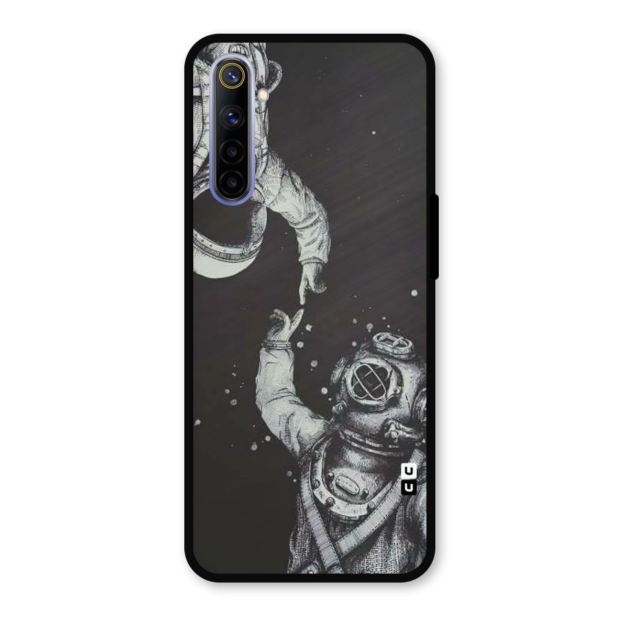 Space Meeting Metal Back Case for Realme 6