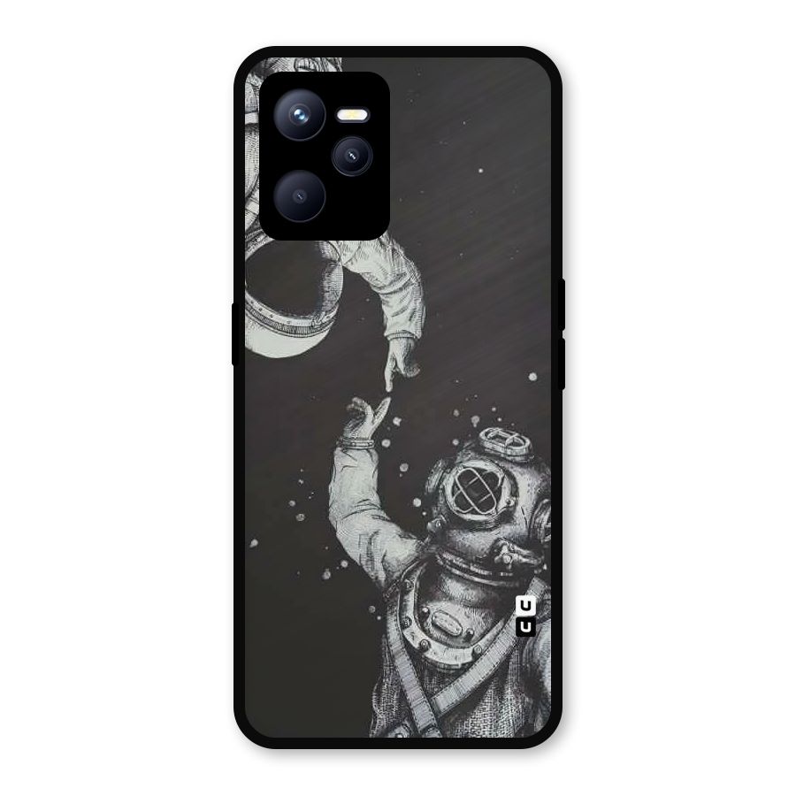 Space Meeting Metal Back Case for Realme C35