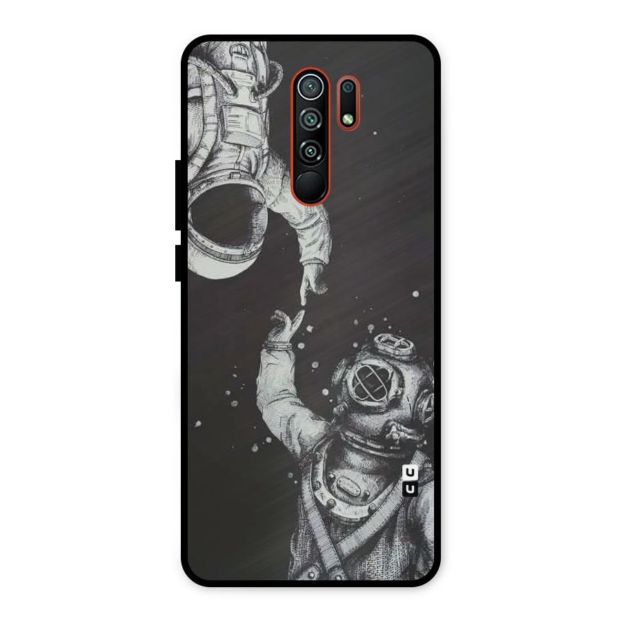 Space Meeting Metal Back Case for Redmi 9 Prime