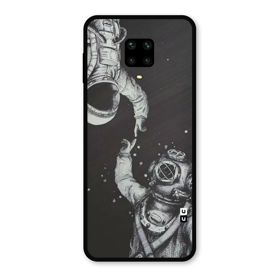 Space Meeting Metal Back Case for Redmi Note 10 Lite