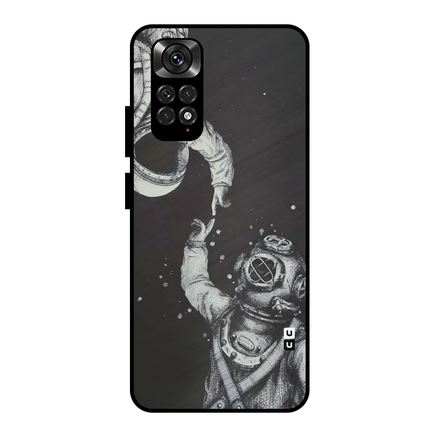 Space Meeting Metal Back Case for Redmi Note 11 Pro