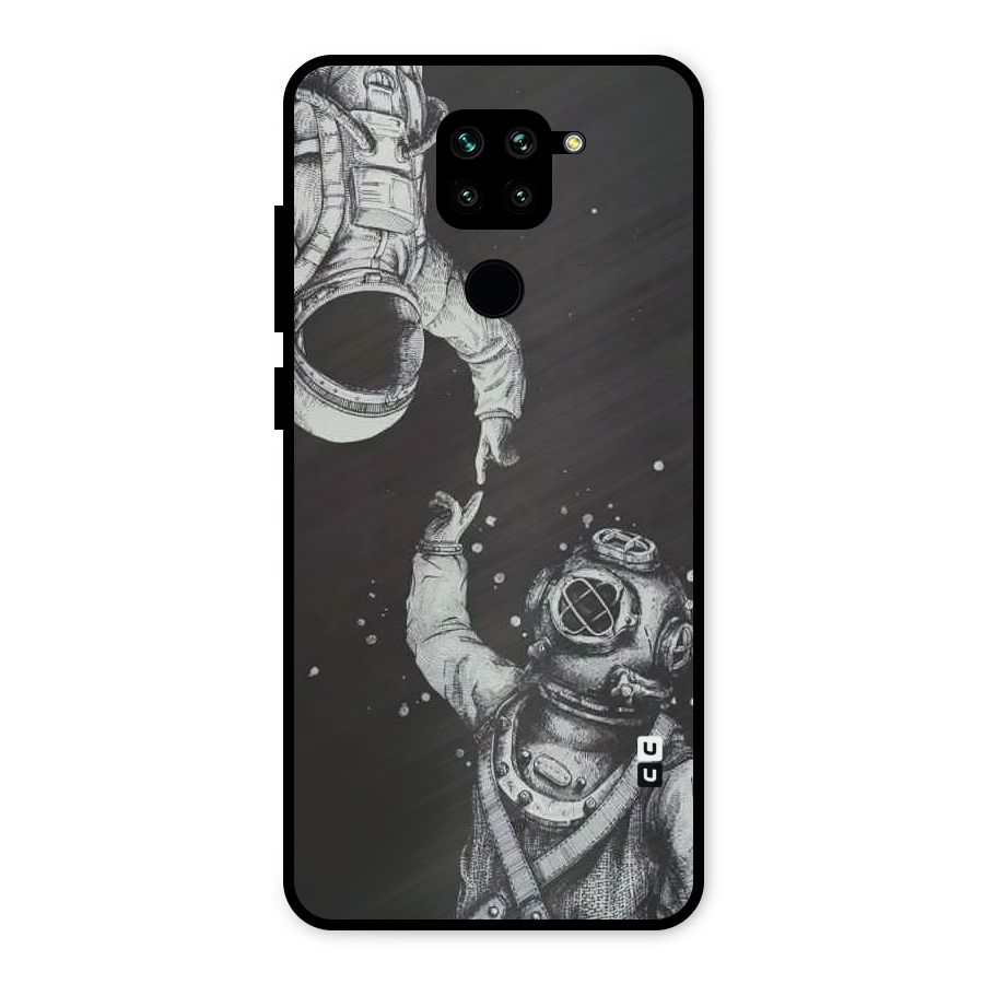 Space Meeting Metal Back Case for Redmi Note 9