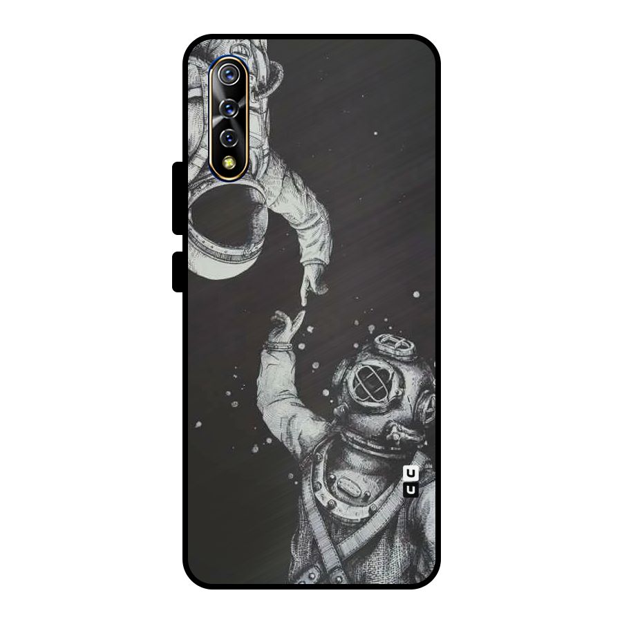 Space Meeting Metal Back Case for Vivo S1