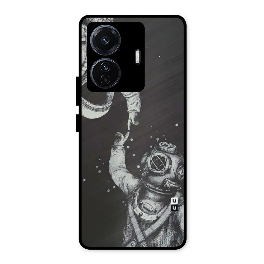 Space Meeting Metal Back Case for Vivo T1 Pro