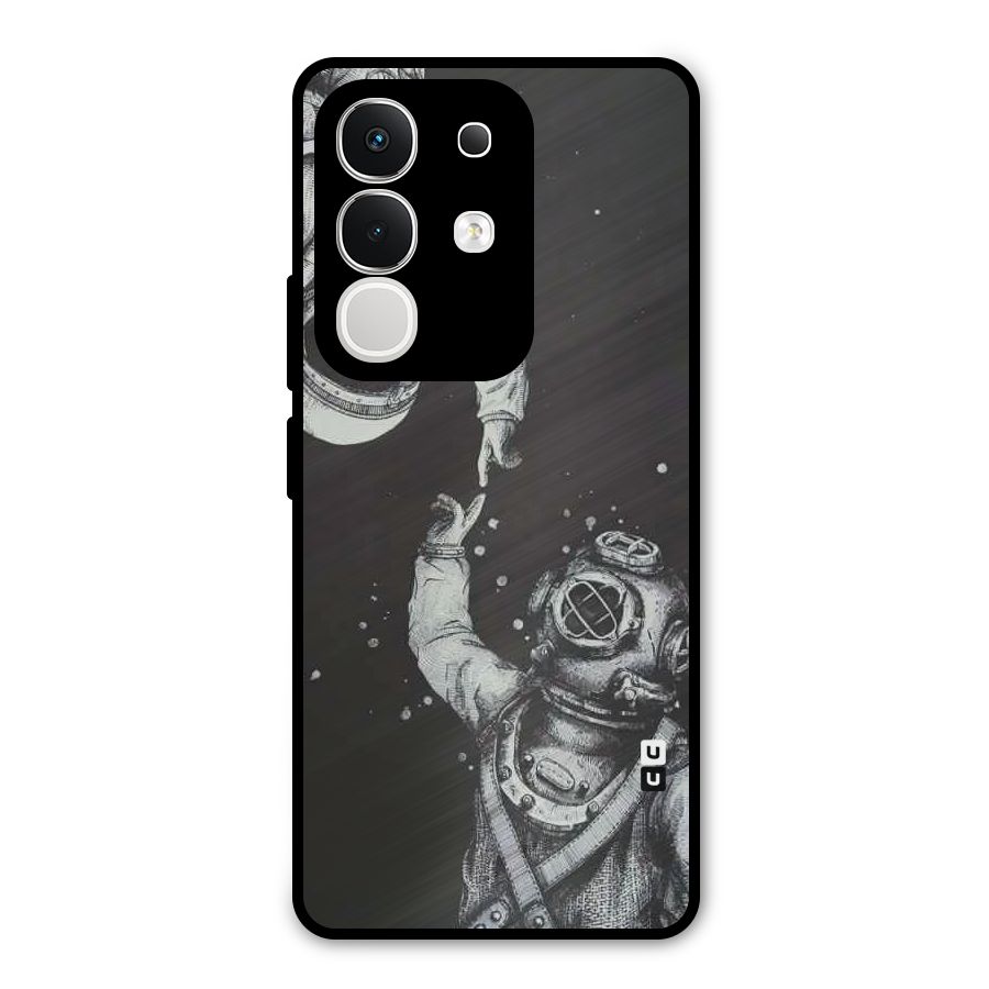 Space Meeting Metal Back Case for Vivo T4x